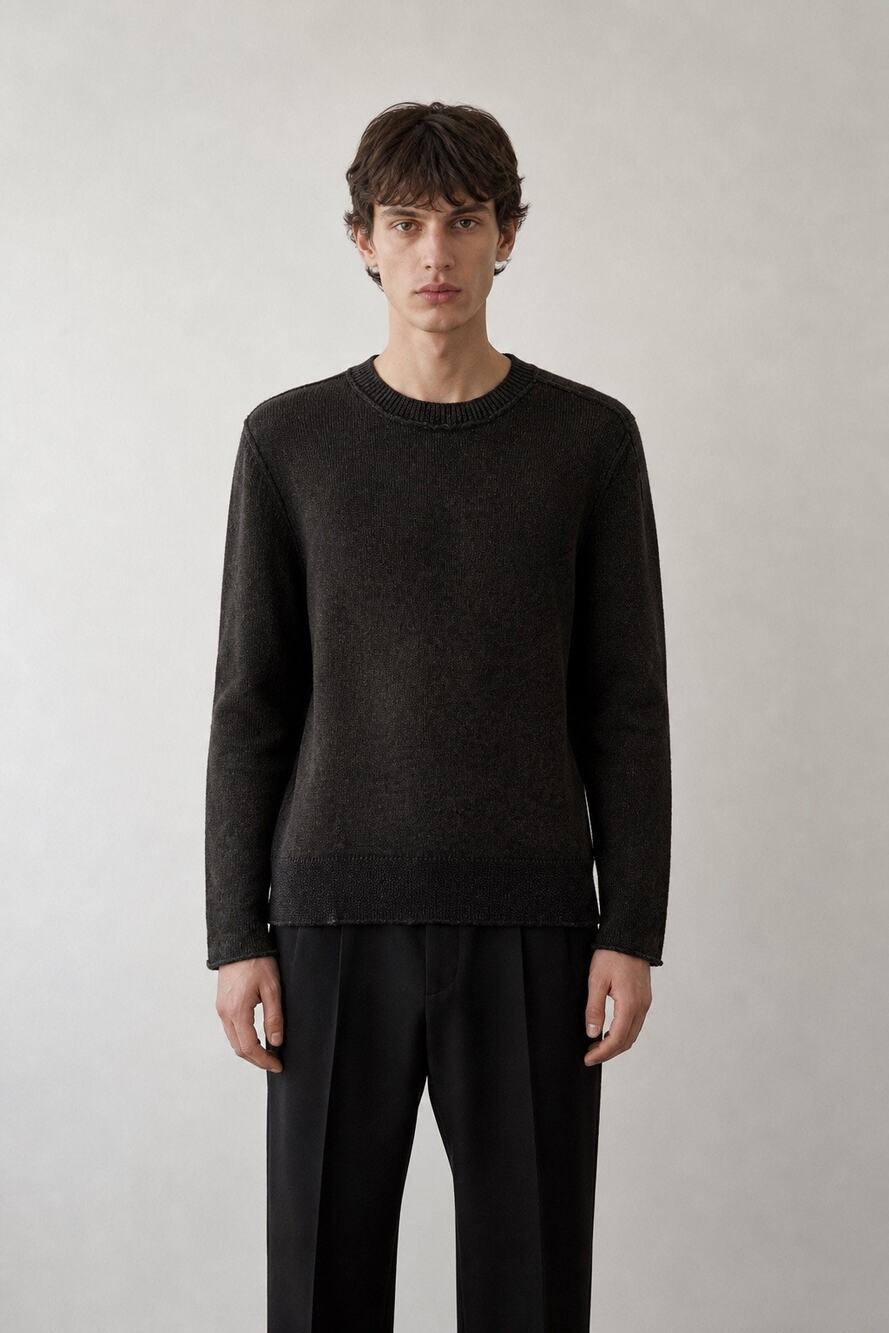 Transit Linen Wool Knit Sweater Italy